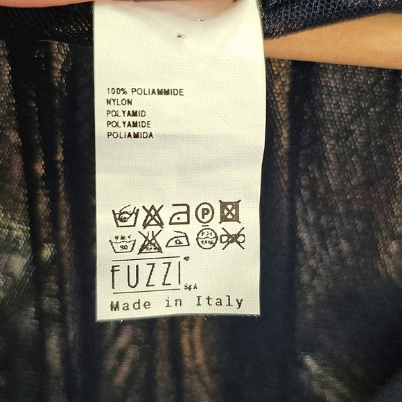 Jean Paul Gaultier Dress Vintage 90s Navy Blue V-Neck Layered Mesh Y2K Medium - Picture 14 of 14